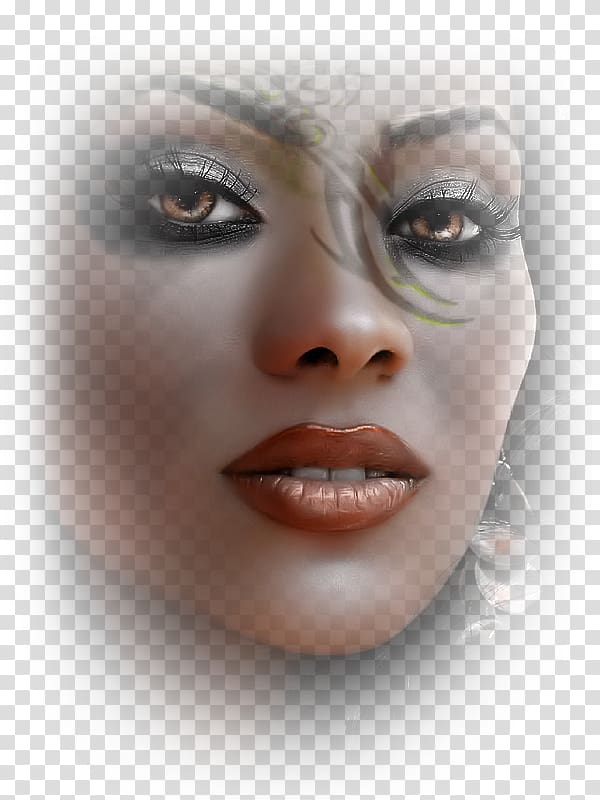 Digital painting Woman Portrait, painting transparent background PNG clipart