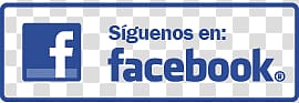 Siguenos en: Facebook icon, Síguenos En Facebook transparent background PNG clipart