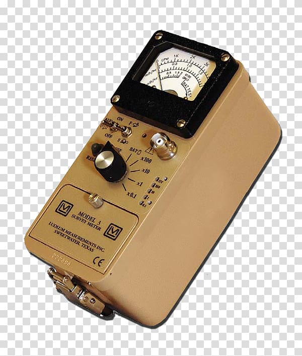 Survey meter Ludlum Measurements Inc Geiger Counters Radiation monitoring, others transparent background PNG clipart
