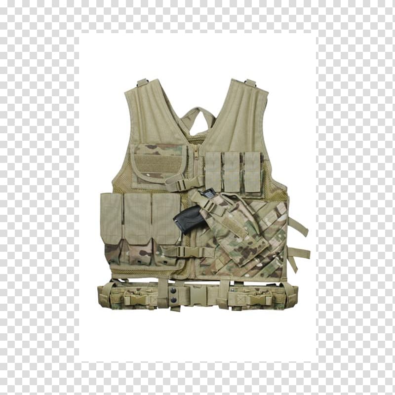 MultiCam Gilets Military Waistcoat MOLLE, military transparent background PNG clipart