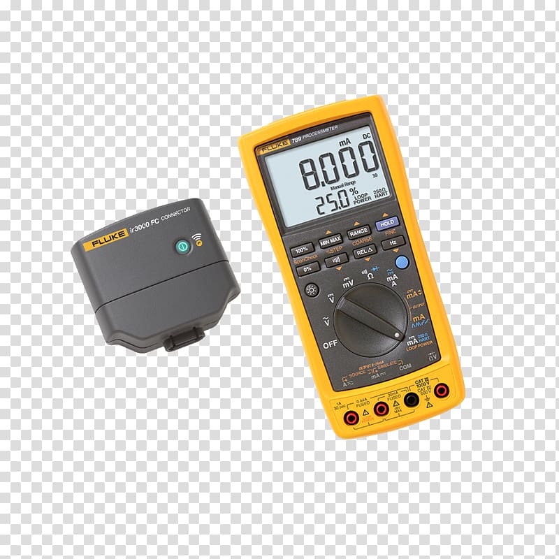 Fluke Corporation Fluke Electronics Corporation Multimeter Electronic test equipment, Fluke transparent background PNG clipart