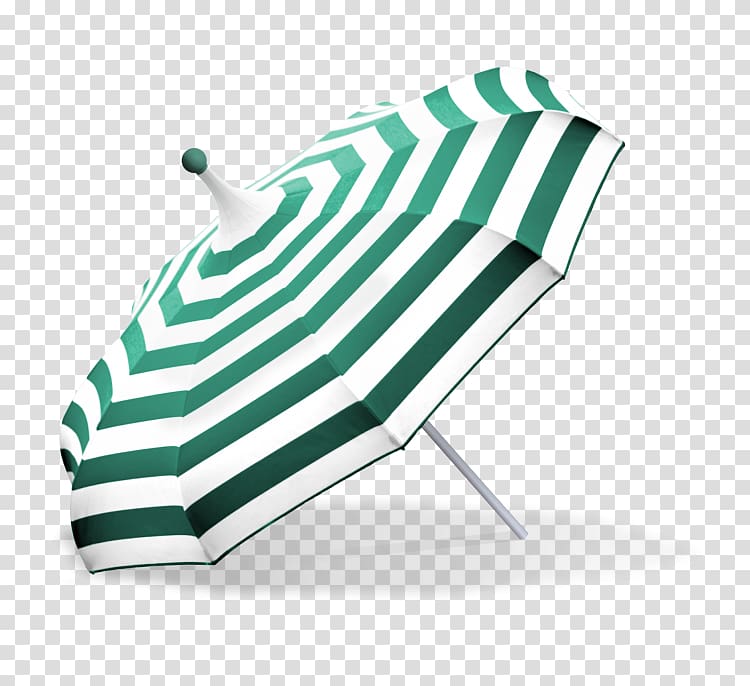 Örebro Auringonvarjo Umbrella Green White, Green Stripe transparent background PNG clipart
