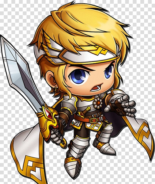 MapleStory 2 Warrior Chibi, warrior transparent background PNG clipart