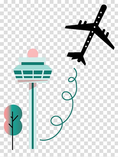 Changi Airport MRT station Airport terminal Airplane , Changi Airport transparent background PNG clipart