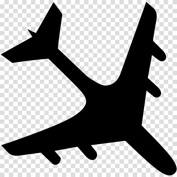 Airplane Flight Airbus A380 Aircraft, Black Plane transparent background PNG clipart