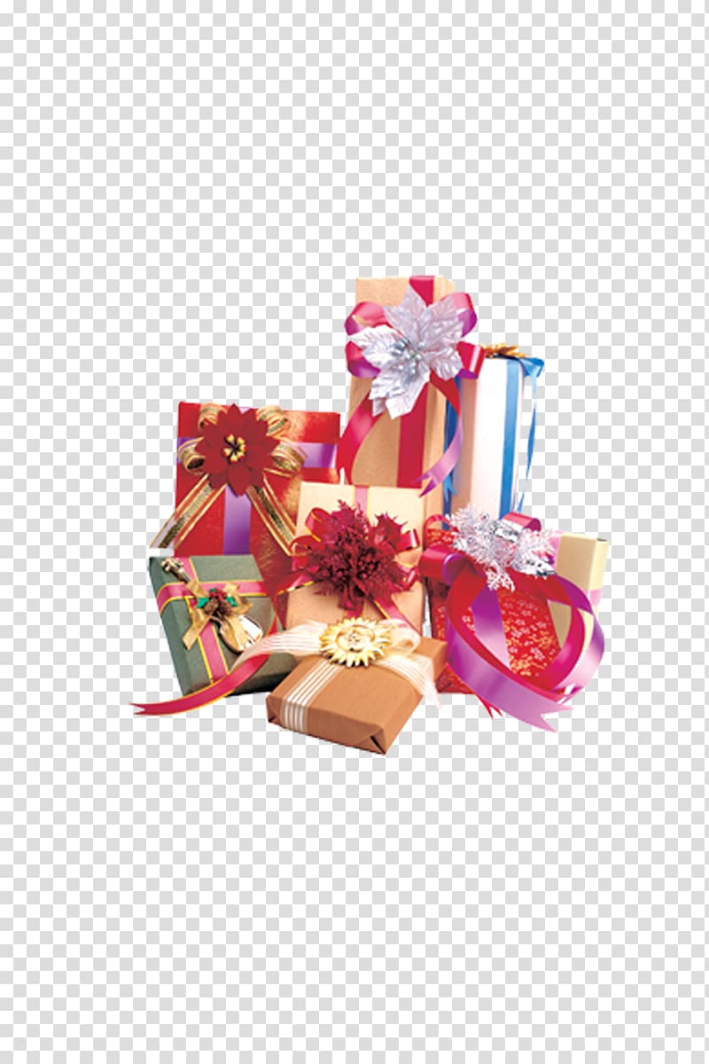 Birthday Christmas Gift, Christmas gift box Free matting material transparent background PNG clipart