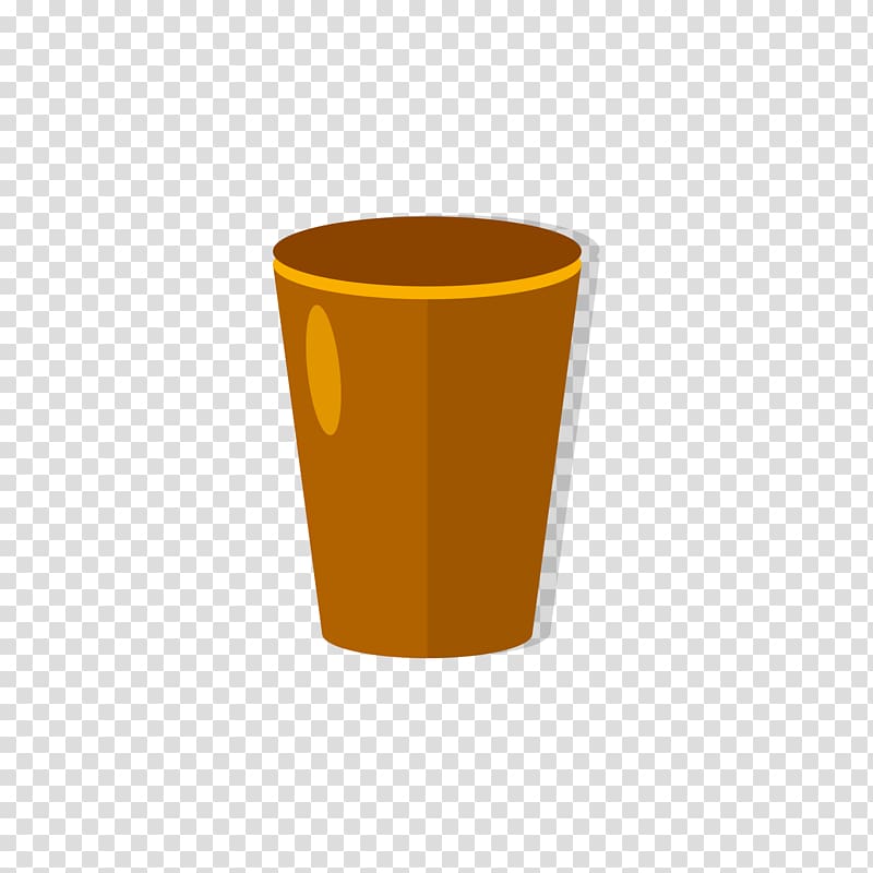 Coffee cup Ceramic Mug Pint glass, Brown cups transparent background PNG clipart