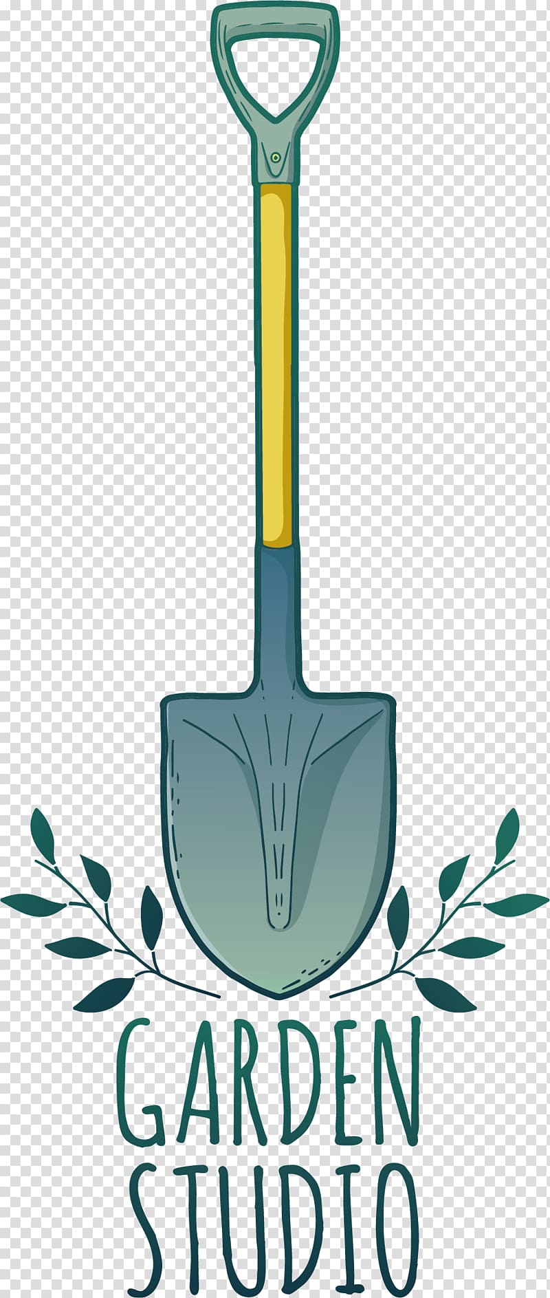 Logo Agriculture Shovel, Shovel transparent background PNG clipart