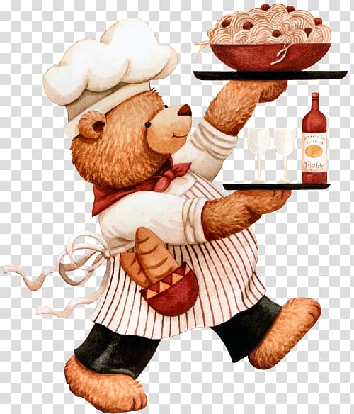Teddy bear Bears Stuffed Animals & Cuddly Toys Margarete Steiff GmbH, Italian Chef transparent background PNG clipart
