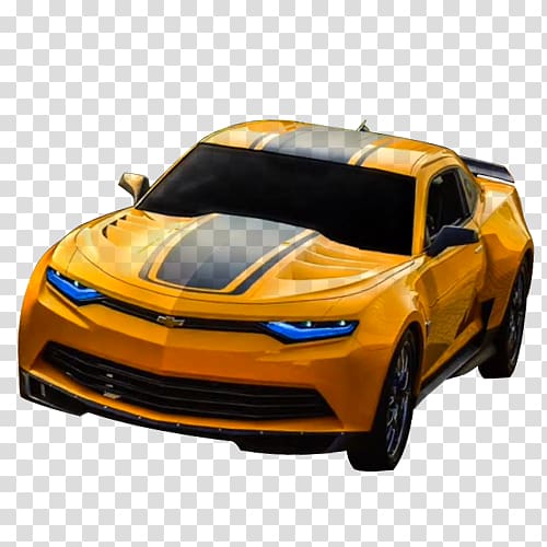 Bumblebee Sports car Chevrolet Camaro, Transformers Generations transparent background PNG clipart