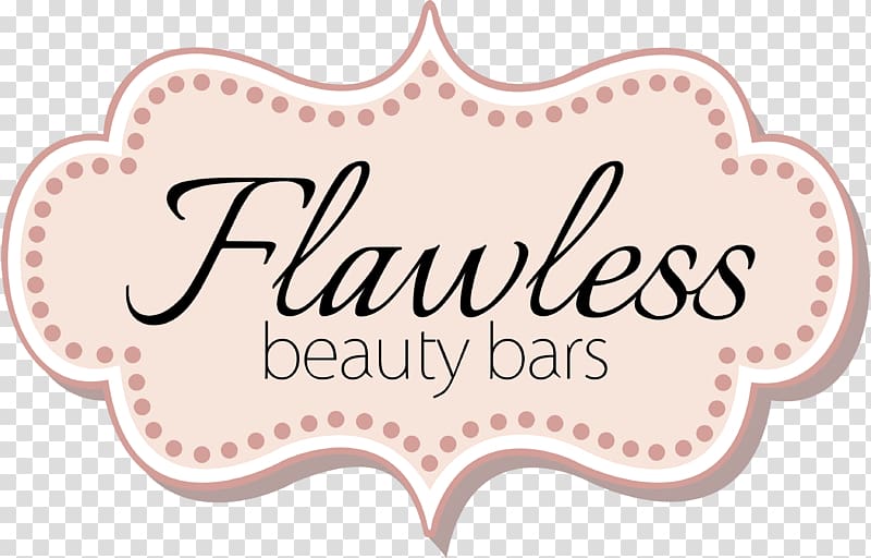 Flawless Beauty Bars Cursive Business Card Design Calligraphy, design transparent background PNG clipart
