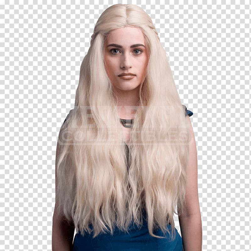 Blond Daenerys Targaryen Game of Thrones Lace wig, Game of Thrones transparent background PNG clipart