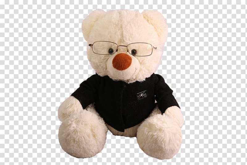 Glasses Teddy bear Stuffed Animals & Cuddly Toys Visual perception Plush, Street Dance King transparent background PNG clipart