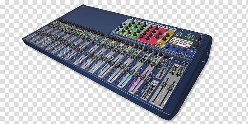 Microphone Digital mixing console Audio Mixers Soundcraft, three transparent background PNG clipart