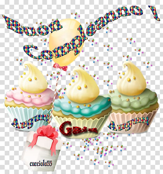 Cupcake Birthday Augur Frosting & Icing, Birthday transparent background PNG clipart