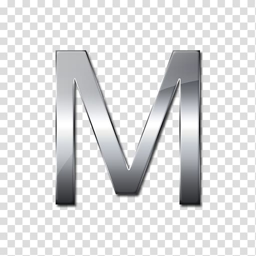Metal Letter Silver Alphabet Logo, silver transparent background PNG clipart