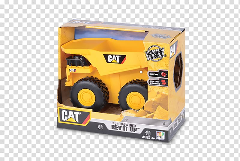 Caterpillar Inc. Model car Dump truck Toy, sand monster transparent background PNG clipart