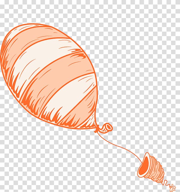 orange balloon and hive illustration, Balloon Illustrator , dr seuss transparent background PNG clipart