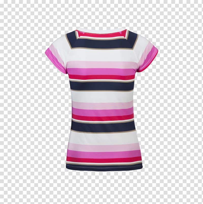 T-shirt Shoulder Sleeve, women\'s european border stripe transparent background PNG clipart