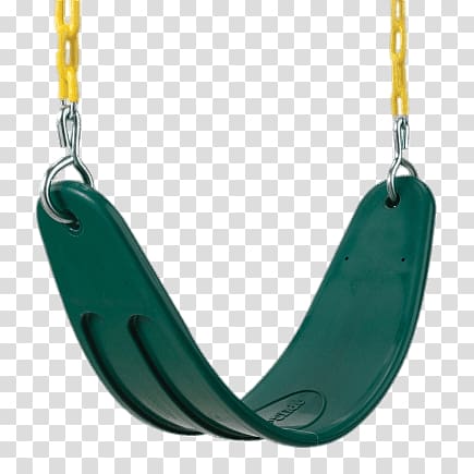 green and yellow swing, Belt Swing transparent background PNG clipart