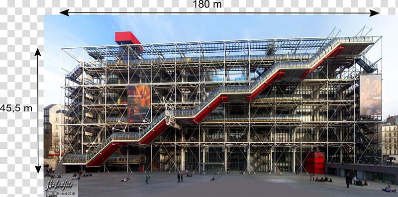 Centre Georges Pompidou Facade Architectural engineering Stairs Museum, stairs transparent background PNG clipart