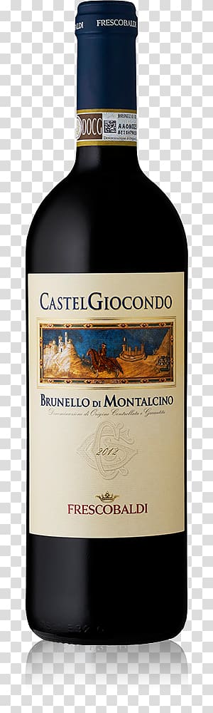 Tenuta CastelGiocondo Sangiovese Brunello di Montalcino DOCG Wine, french red wine types transparent background PNG clipart