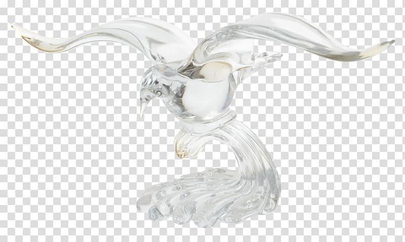 Sculpture Figurine Glass art Murano, flying seagull transparent background PNG clipart