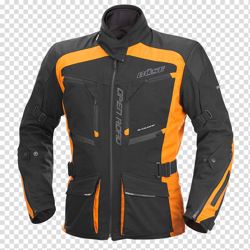 Jacket Motorcycle Black Motard Blue, jacket transparent background PNG clipart