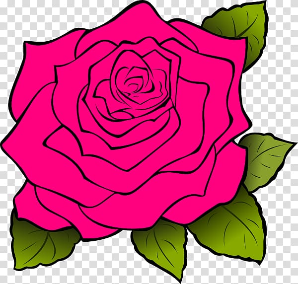 Rose Free content , A Cartoon Rose transparent background PNG clipart