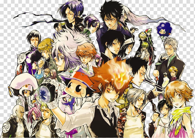 Tsunayoshi Sawada Kyoya Hibari Hayato Gokudera Reborn! Lambo, reborn transparent background PNG clipart