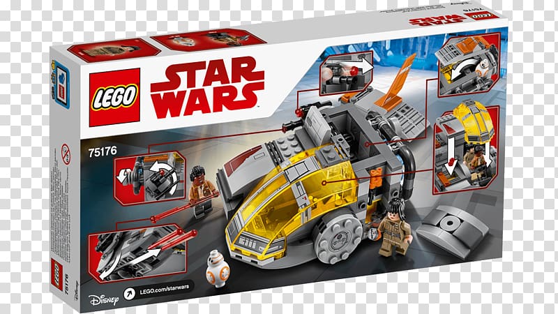 Finn Lego Star Wars BB-8 LEGO 75176 Star Wars: Resistance Transport Pod, stormtrooper lego transparent background PNG clipart