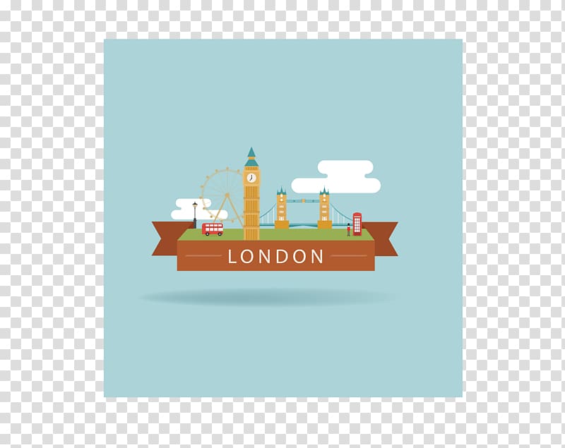London Eye Big Ben, London style signature material transparent background PNG clipart