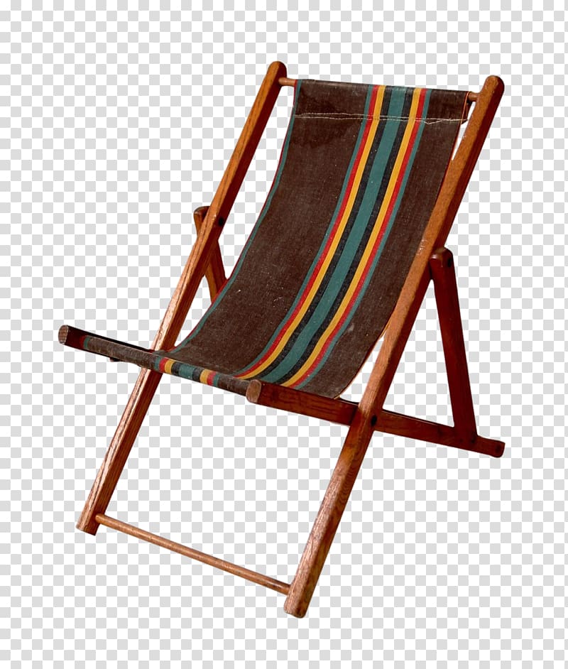 Folding chair Deckchair Beach Garden furniture, chair transparent background PNG clipart