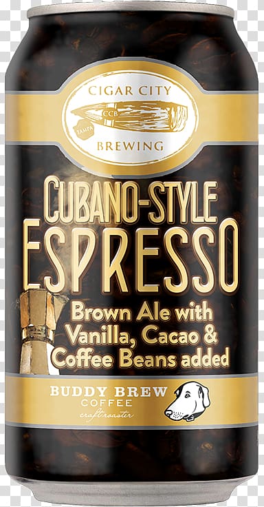Beer Cigar City Brewing Company Cuban espresso Coffee, fresh food distribution transparent background PNG clipart
