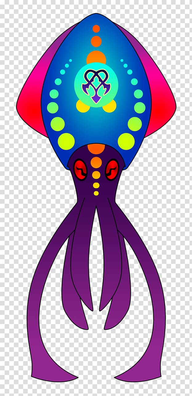 Minecraft Giant squid , squid transparent background PNG clipart