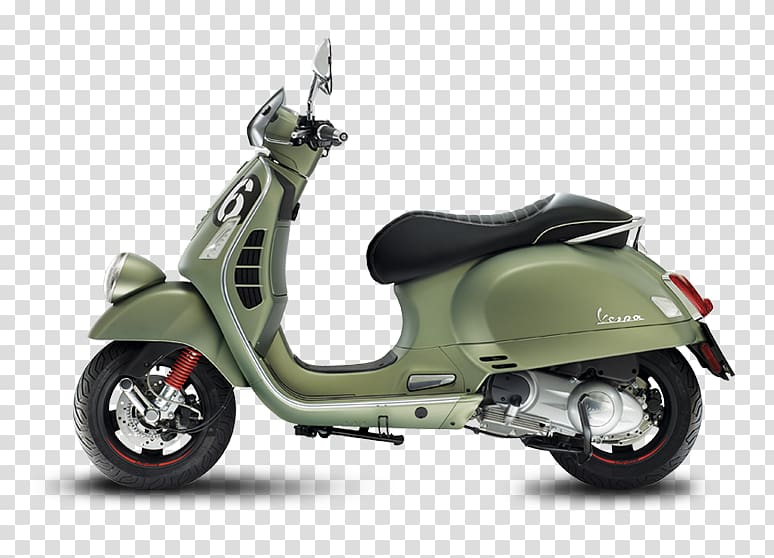 Piaggio Vespa GTS 300 Super Scooter Motorcycle, scooter transparent background PNG clipart