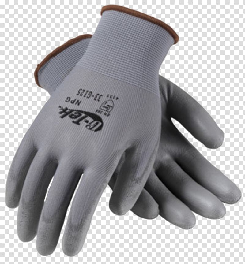 Glove Finger Nylon Polyurethane, Rubber Glove transparent background PNG clipart