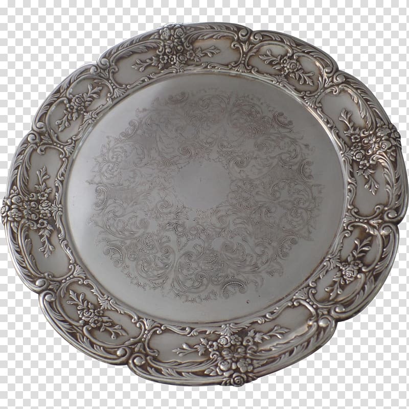 Platter Buffet Tableware Silver Plate, tray transparent background PNG clipart