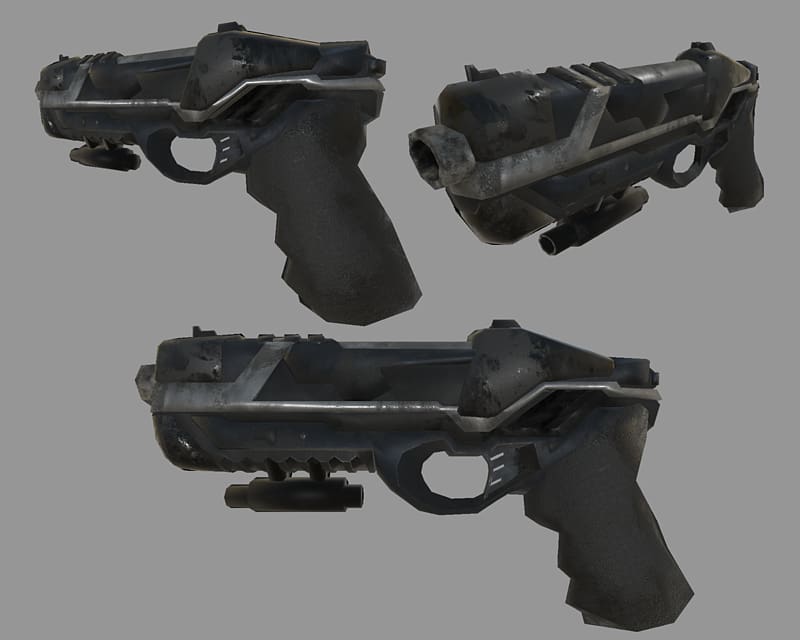 Weapon Firearm Pistol Science Fiction Handgun, hand gun transparent background PNG clipart