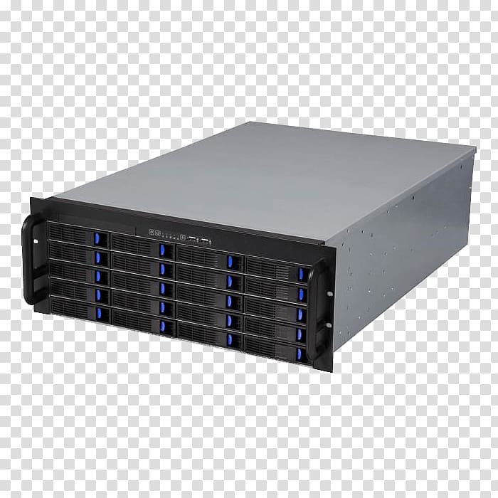 Disk array Computer Cases & Housings Serial Attached SCSI Computer Servers 19-inch rack, electricity supplier big promotion transparent background PNG clipart