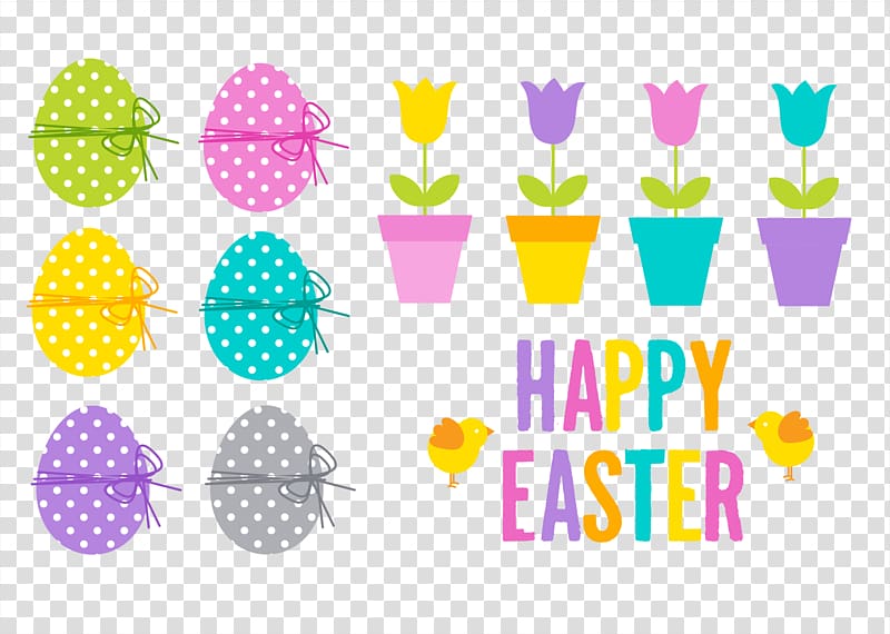 Easter Bunny Easter egg, Creative Easter transparent background PNG clipart