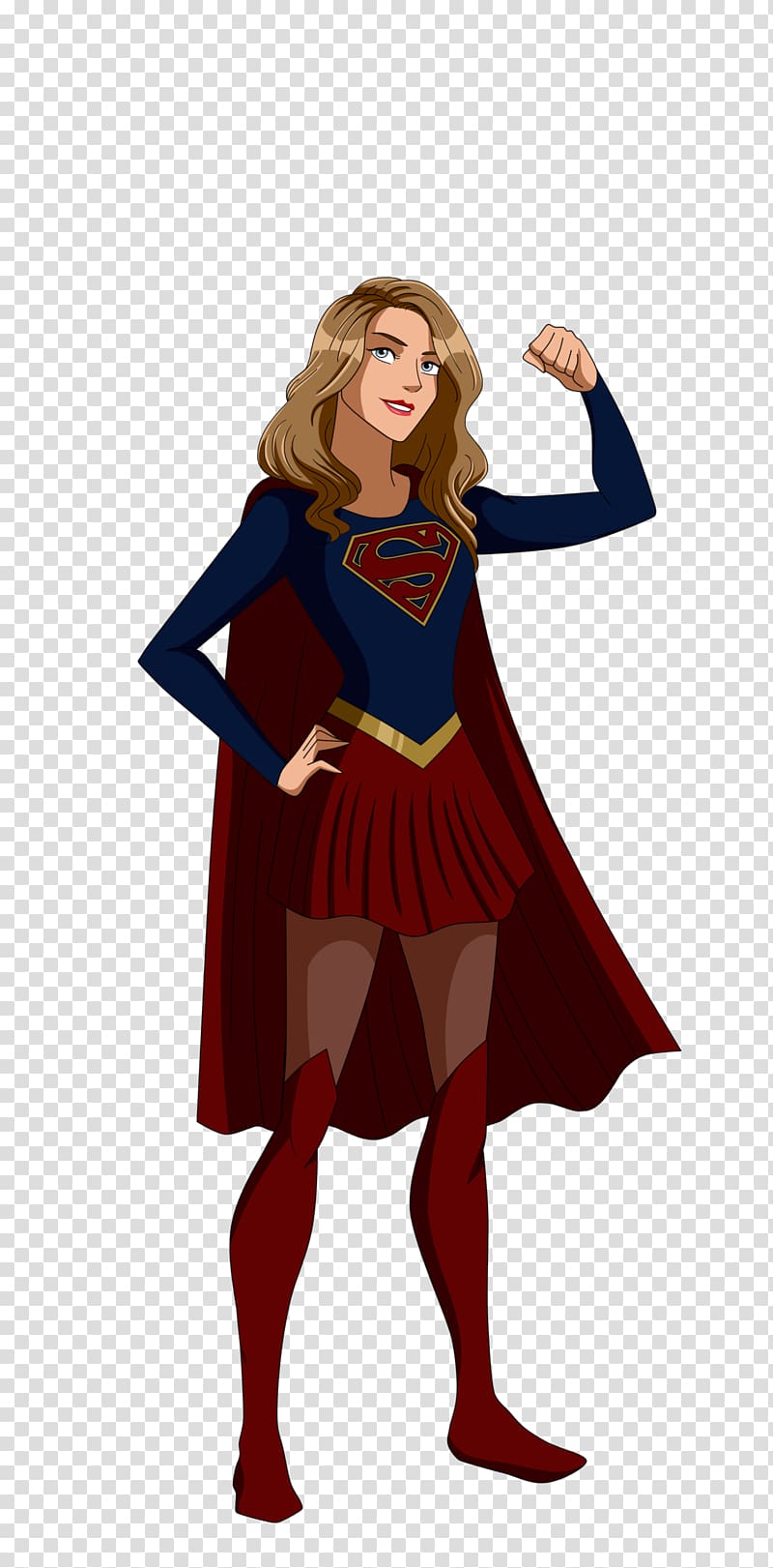 Superman Superhero The CW Arrowverse , Super Girl transparent background PNG clipart