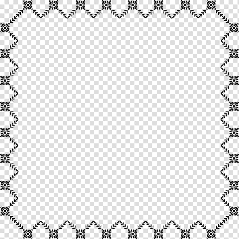 Black and white , the lower right corner decoration transparent background PNG clipart