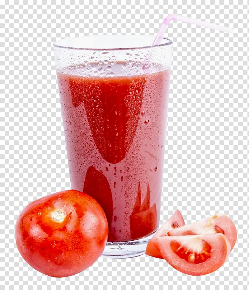 tomato juice on drinking glass, Tomato juice Cocktail, Tomato Juice transparent background PNG clipart