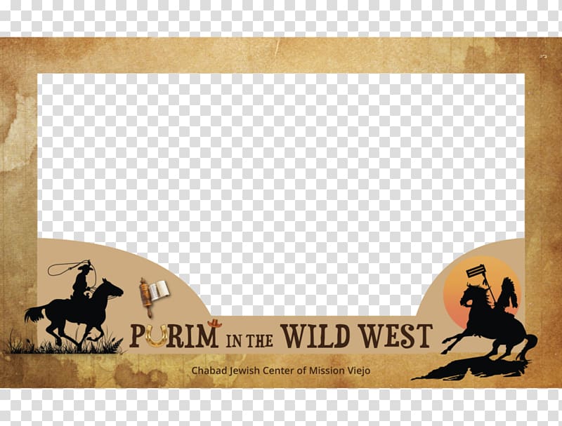 Porim in the Wild West illustration, Frames American frontier booth Cowboy, cowboy transparent background PNG clipart