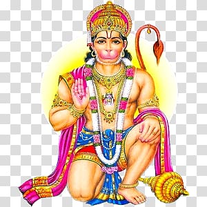 Hanuman , Hanuman Kneeling Down transparent background PNG clipart