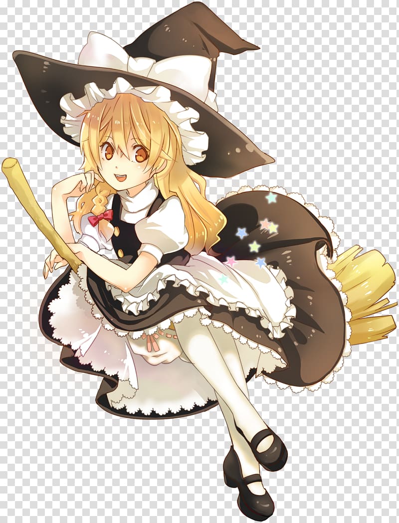 Touhou Project Marisa Kirisame Desktop Witchcraft, Marisa Kirisame transparent background PNG clipart