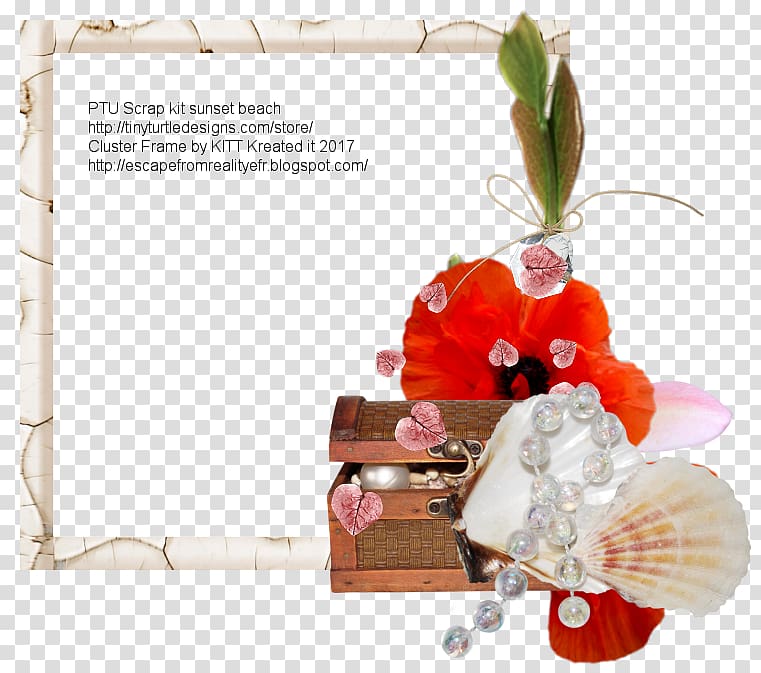 Floral design, beach sunset transparent background PNG clipart