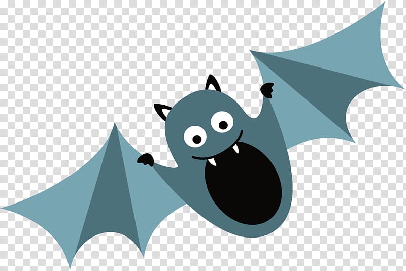 Bat , Blue bat transparent background PNG clipart