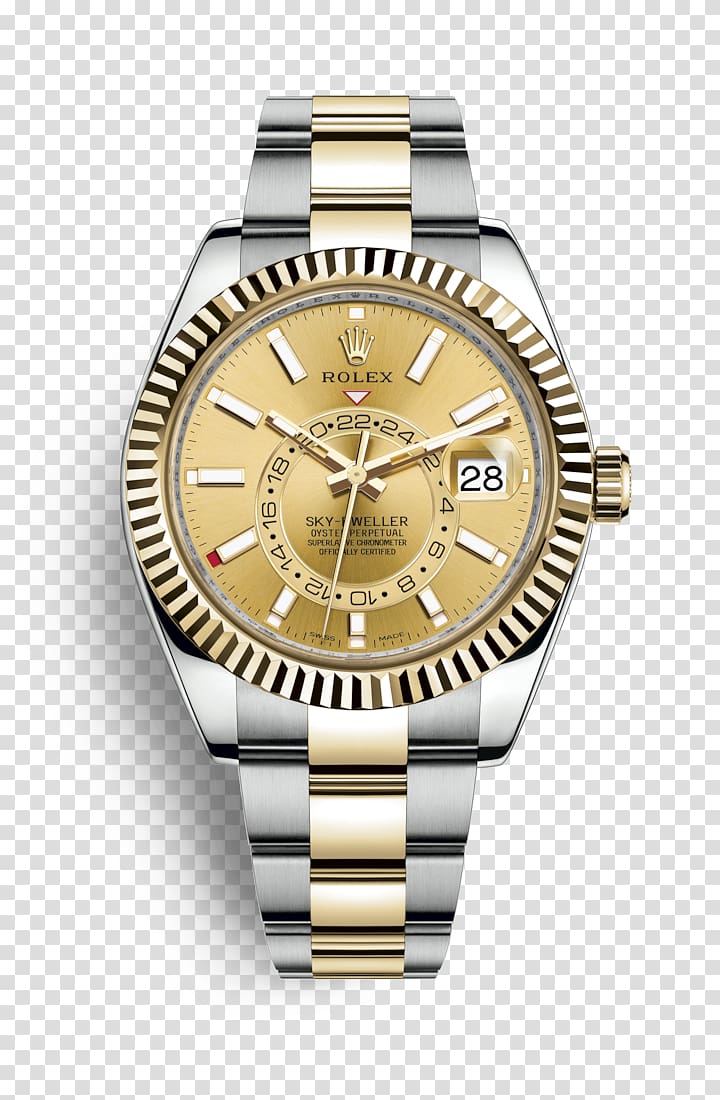Watch Rolex Sky-Dweller Diamond Source NYC Jewellery, watch transparent background PNG clipart